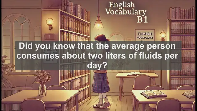 Video thumbnail for 2500 Must Know CEFR B1 Vocabulary - The Word 'Drink': Verb, Noun, and Language Nuances