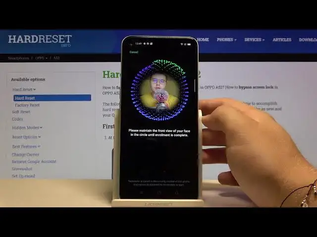 'Video thumbnail for How to Set Up Face Unlock Locking Method in Oppo A52 - Face Recognition'