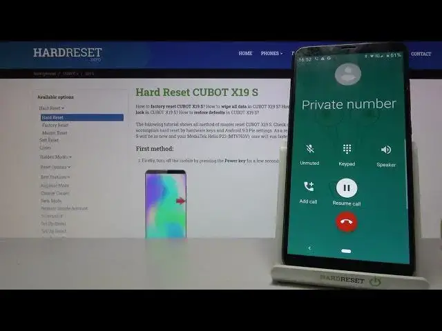 'Video thumbnail for CUBOT X19 S Incoming Calls'