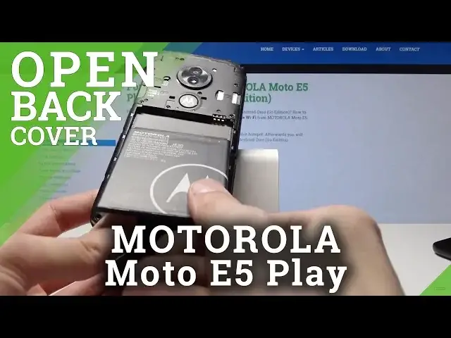 'Video thumbnail for How to Remove Battery in MOTOROLA Moto E5 Play - Open Back Cover / Force Restart'