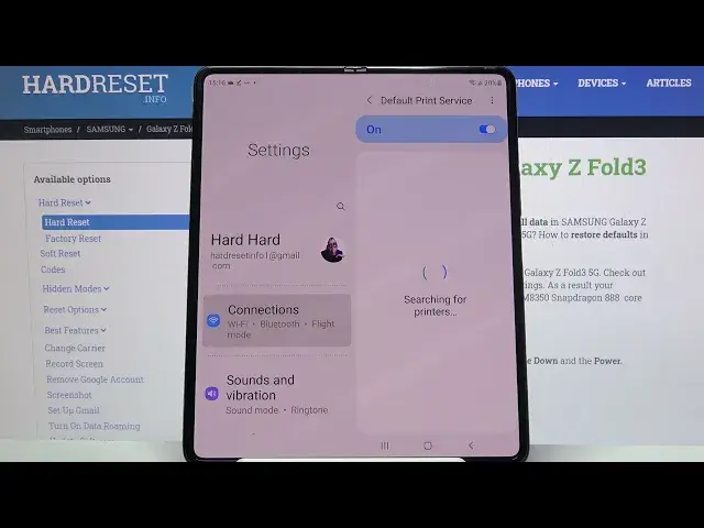'Video thumbnail for How to Connect Printer to SAMSUNG Galaxy Z Fold 3 – Wireless Printing'