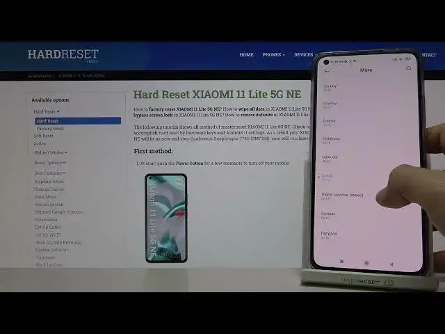 Video thumbnail for XIAOMI 11 Lite 5G NE Default Ringtones Preview