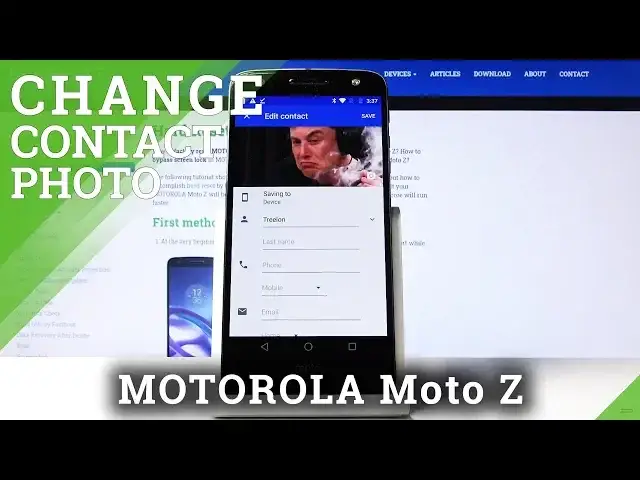 'Video thumbnail for How to Add Photo to Contact in MOTOROLA Moto Z – Personalize Contact'