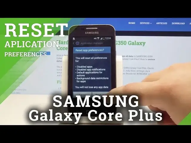 'Video thumbnail for How to Reset App Preferences in Samsung Galaxy Core Plus - Restore Original Settings'