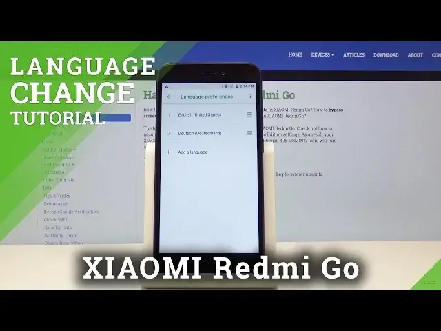'Video thumbnail for How to Change Language in XIAOMI Redmi Go - Language List'