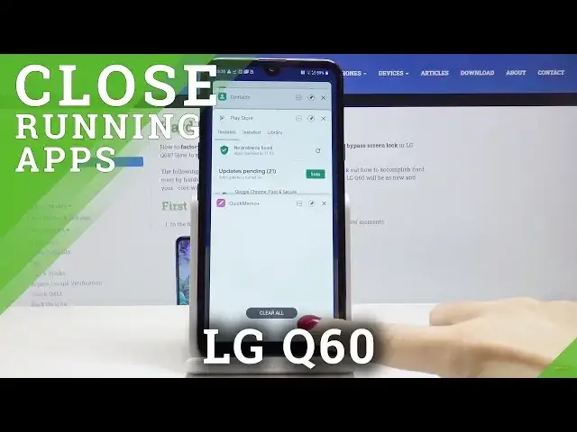 'Video thumbnail for How to Switch Off Running Apps in LG Q60 – Turn Off Applications'