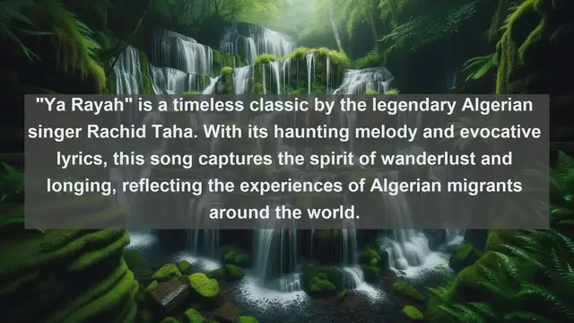 Video thumbnail for Experience the Beauty of Algerian Music: Top 10 Beautiful Songs!