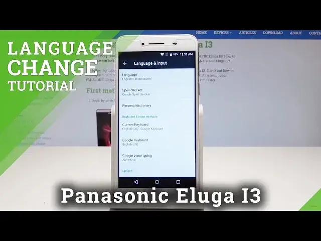 'Video thumbnail for How to Change Language in PANASONIC Eluga I3 - Language Settings'
