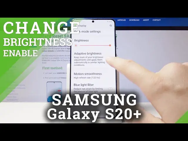 'Video thumbnail for How to Enable Auto Brightness in Samsung Galaxy S20+ | Set Up Adaptive Brightness'