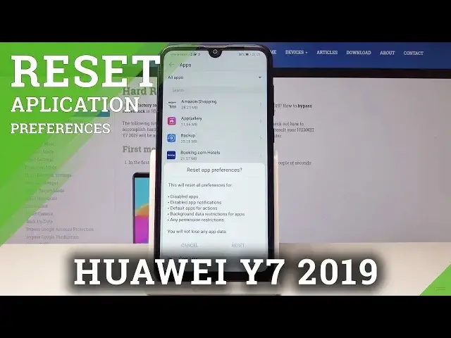 'Video thumbnail for How to Reset App Preferences in HUAWEI Y7 2019 - Default App Preferences'