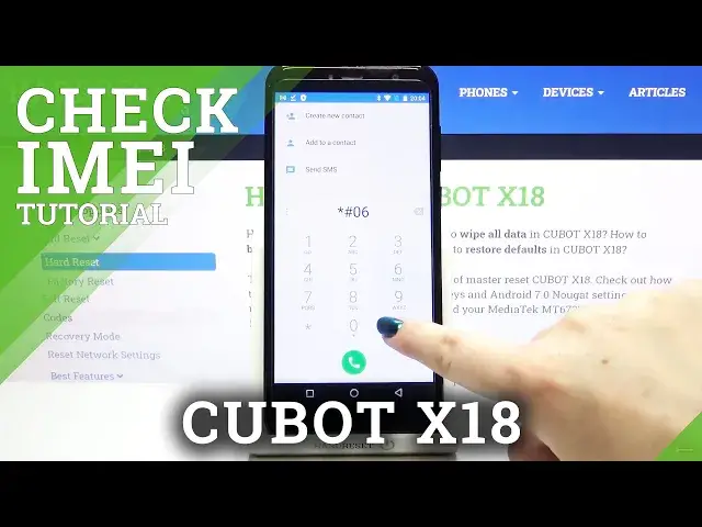 'Video thumbnail for How to Check IMEI and Serial Number on CUBOT X18 – Find SN and IMEI'