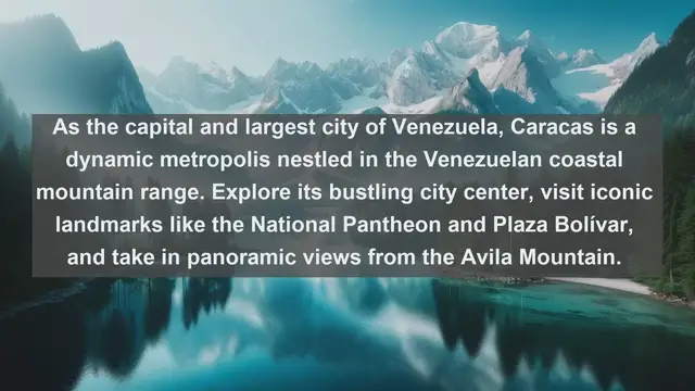 Video thumbnail for Discovering the Top 10 Biggest Cities in Venezuela!