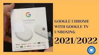 Video thumbnail for Google Chromecast Unboxing in 2022