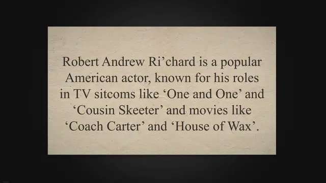 'Video thumbnail for Robert Ri’chard’s Net Worth, Age, Family, And Career'