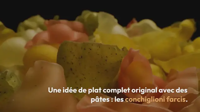 Video thumbnail for Conchiglioni farcis au Poulet