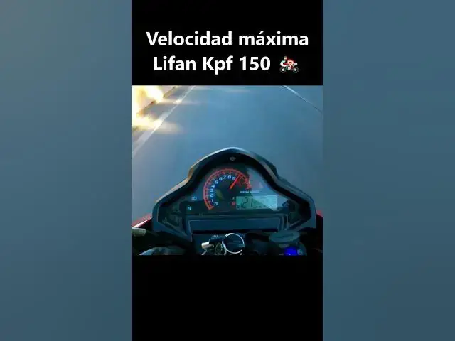 Video thumbnail for Moto Lifan kpf 150 velocidad máxima