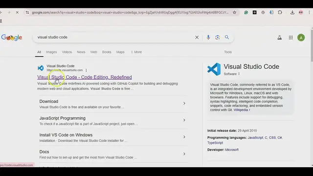 Video thumbnail for How to Install Visual Code on Windows (VS Code) - Beginner Friendly