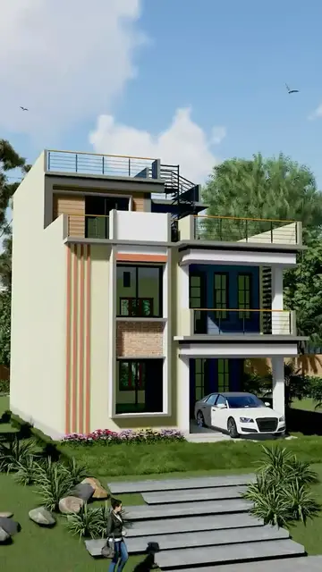 Video thumbnail for front view of house | front view house plans | front view house design
