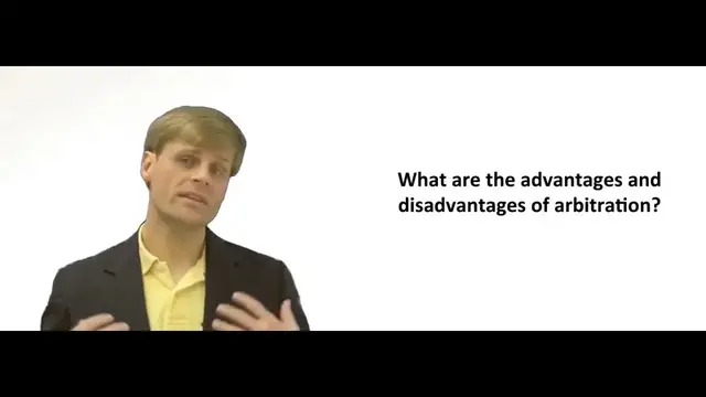Video thumbnail for Advantages of Arbitration?