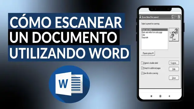 Video thumbnail for Cómo escanear un documento utilizando WORD y modificarlo fácilmente