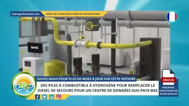Video thumbnail for [French] Hydrogen fuel cells to replace diesel backup for data center in the Netherlands