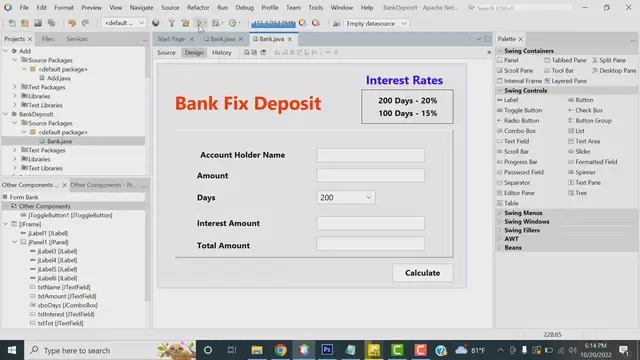 Video thumbnail for Banking Deposit Amount Calculation in Java