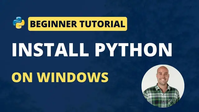 Video thumbnail for How to Install Python on Windows 10  (Python Beginner Tutorial) | jcchouinard.com
