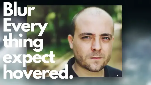 Video thumbnail for How to Blur Everything Expect the Hovered Element in Pure HTML5 & CSS3