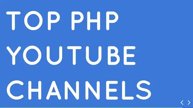 Video thumbnail for Top 15 Youtube Channels for Learning PHP Language for Free in 2019