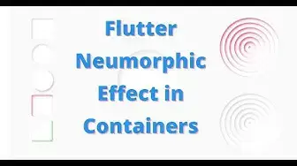 Video thumbnail for Flutter Tutorial: Attractive Flutter Neumorphic Design-Neumporphism