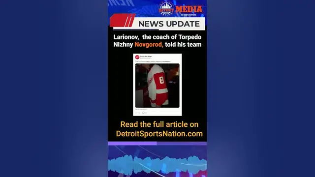 Video thumbnail for Igor Larionov tells team back home to ‘play without me’ so he can celebrate with Detroit Red Wings