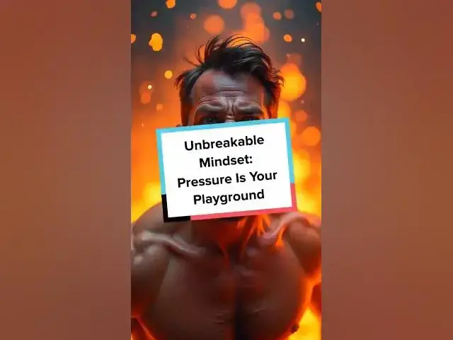 'Video thumbnail for Unbreakable Mindset: Pressure Is Your Playground'