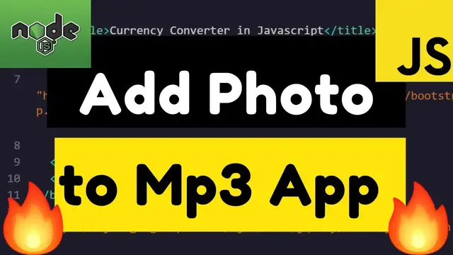 Video thumbnail for Node.js Express FFMPEG Add Photo to Audio Mp3 File Online Tool Developed Using Javascript