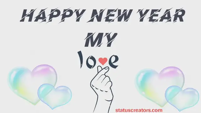 Video thumbnail for Happy New Year My Love motion poster Hd