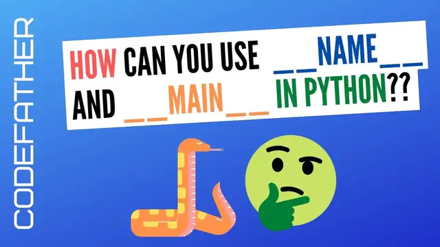 Video thumbnail for What is if __name__ == "__main__" in Python?