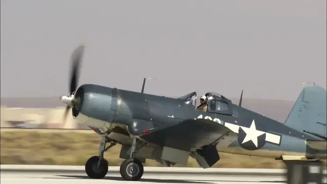 Video thumbnail for Texas Flying Legends Museum arriving at Edwards Air Force Base