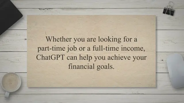 'Video thumbnail for ChatGPT: A Guide to Making Money through Online Chatting'