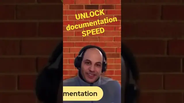 'Video thumbnail for Documentation Speed Through Customization'