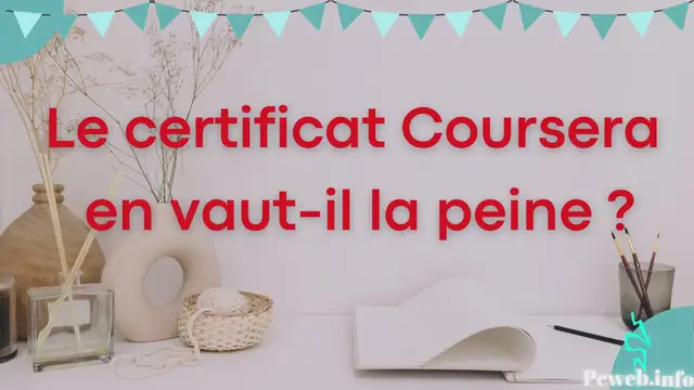 Video thumbnail for Le certificat Coursera en vaut-il la peine-Video