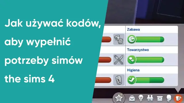 'Video thumbnail for Jak używać kodów, aby wypełnić potrzeby simów the sims 4'