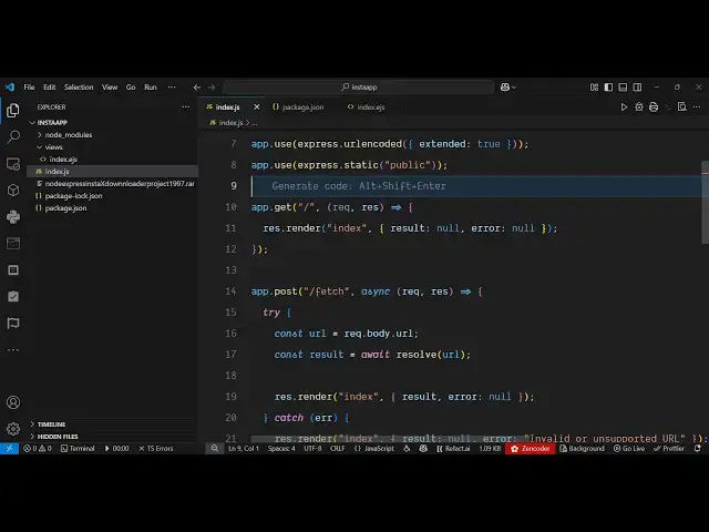 Video thumbnail for Node.js Express Twitter API Project to Download X/Twitter User Profile Posts in Browser Using JS