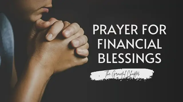 'Video thumbnail for Prayer for financial blessings'