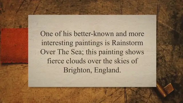 Video thumbnail for John Constable – Seascape Study With Rain Clouds