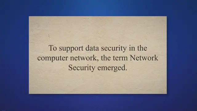 'Video thumbnail for What is Network Security : Types and Functions'