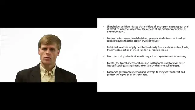 Video thumbnail for Activist Shareholders and Institutional Investors - Explained