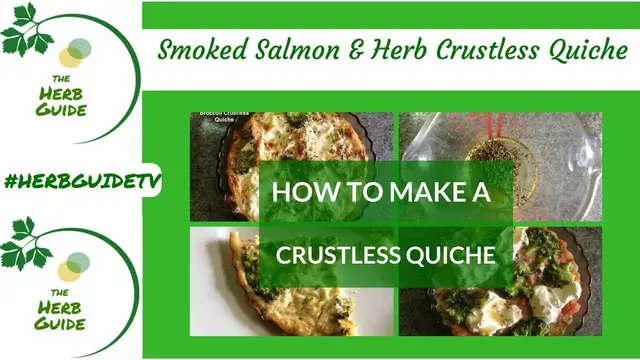 Video thumbnail for Weight Watchers| Crustless Quiche Recipe  Smoked Salmon, Cream Cheese and  Herbs