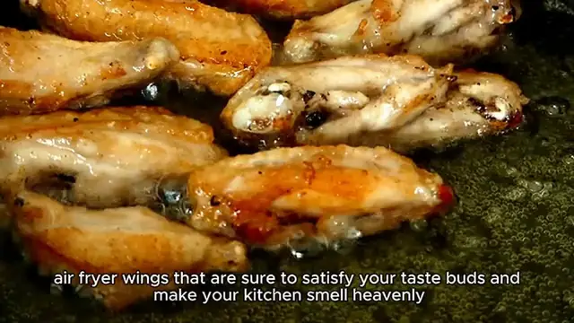 Video thumbnail for air fryer wings recipe