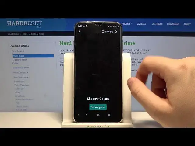 Video thumbnail for How to Install Shadow Galaxy Animated Wallpaper on ZTE Blade 10 Prime