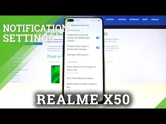Video thumbnail for How to Turn Off Notifications from an App in Realme X50 - Manage Notification Settings