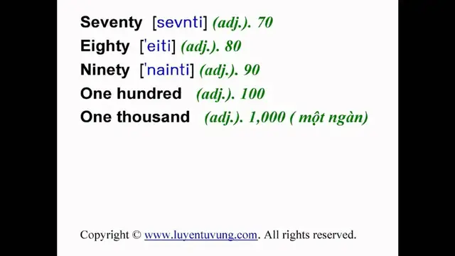 Video thumbnail for Learn English Vocabulary - Grade 6 - Unit 03 - Lesson 02